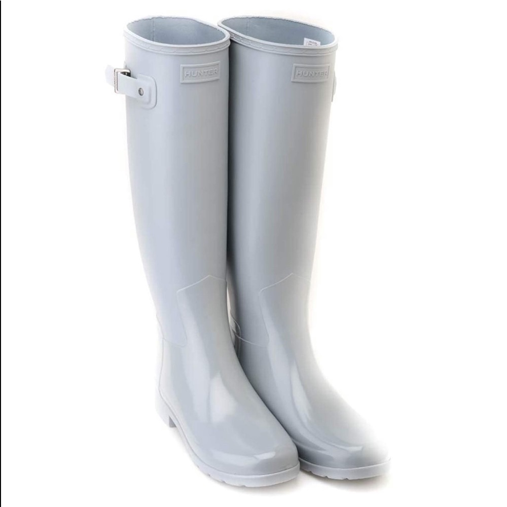 Hunter Refined Tall Glossy Duo Rain Boots